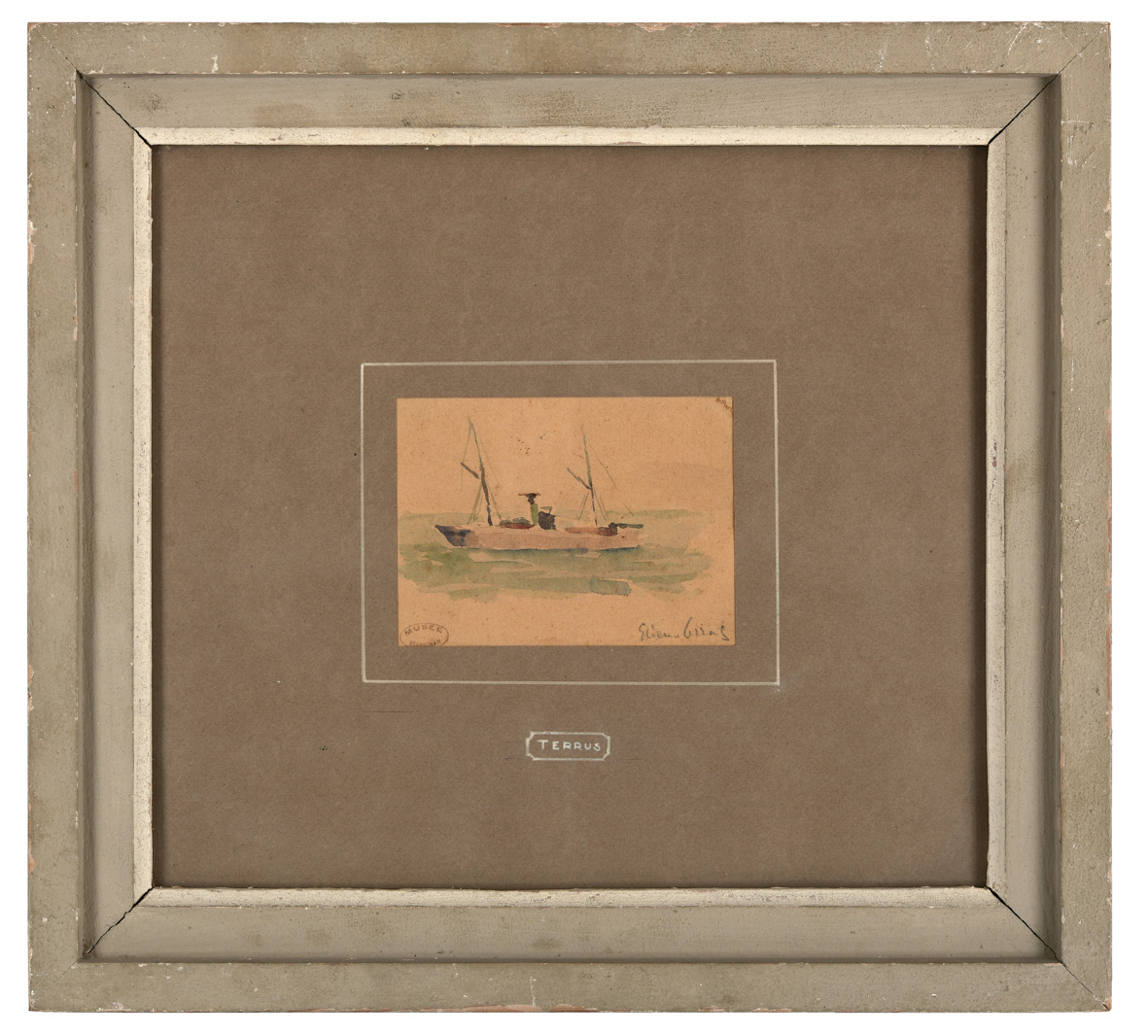 Paquebot, Étienne Terrus, 1922 avant