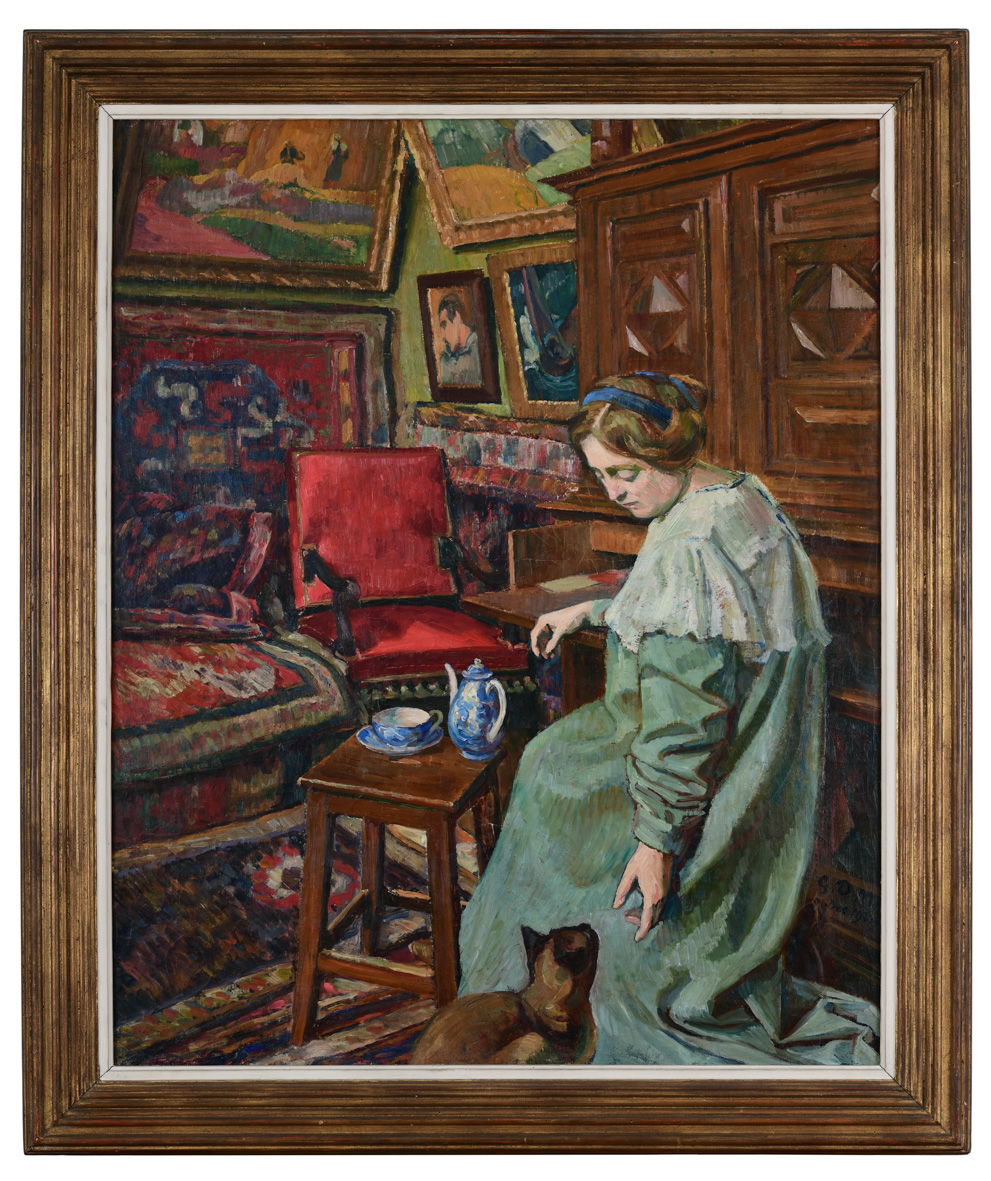 Intérieur d'atelier à la chatte siamoise, George Daniel de Monfreid, 1909