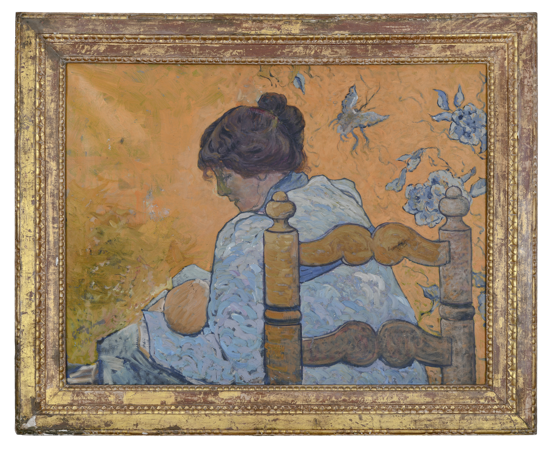 Madeleine Fayet et sa fille Yseult, Gustave Fayet, 1901