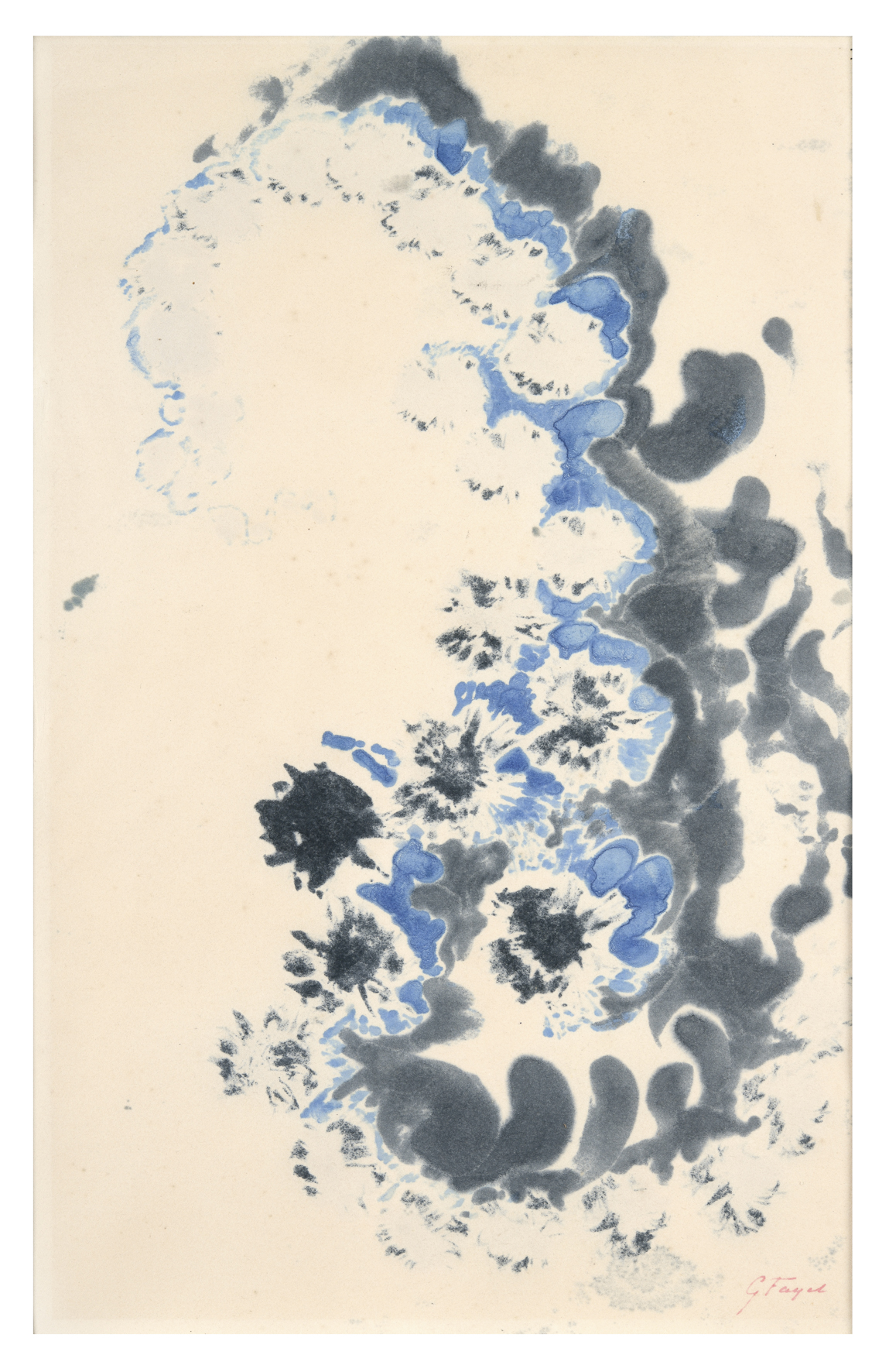 Etudes pour tapis, Gustave Fayet, 1918 avant