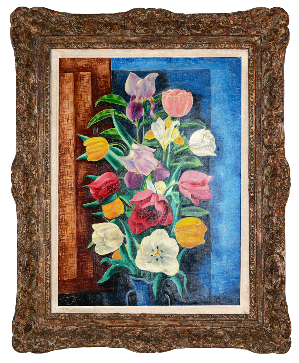 Bouquet de fleurs, Moïse Kisling, 1935