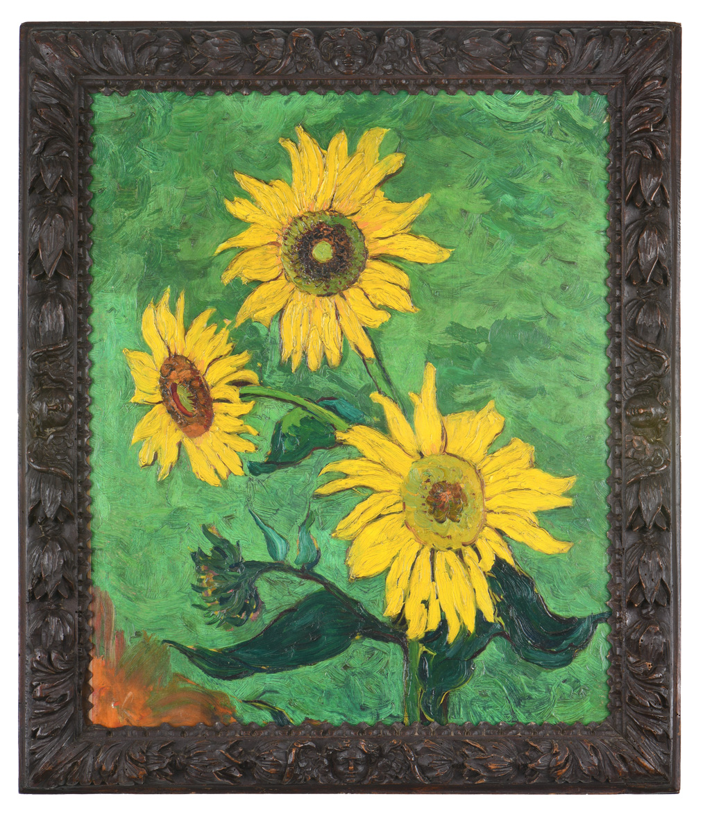 Les Tournesols, Gustave Fayet, 1900 avant