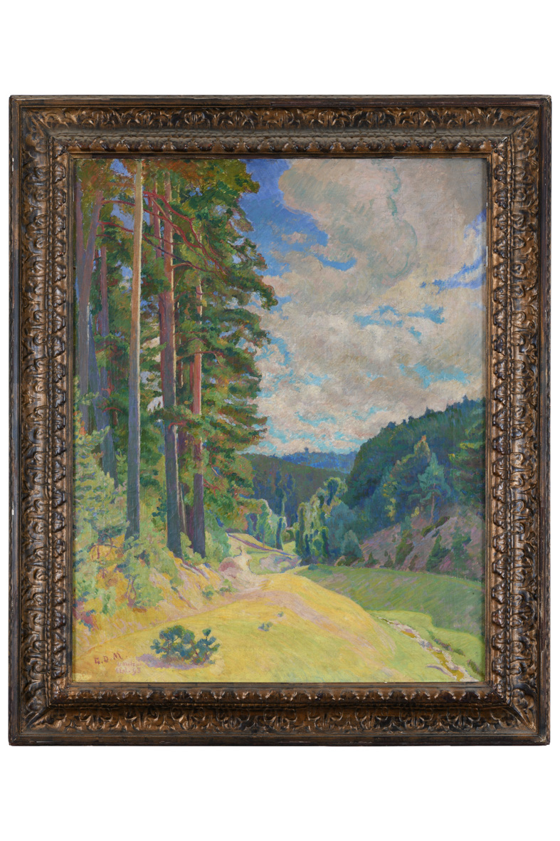 Les Pins dit Paysage au Malzieu (Lozère), George Daniel de Monfreid, 1893