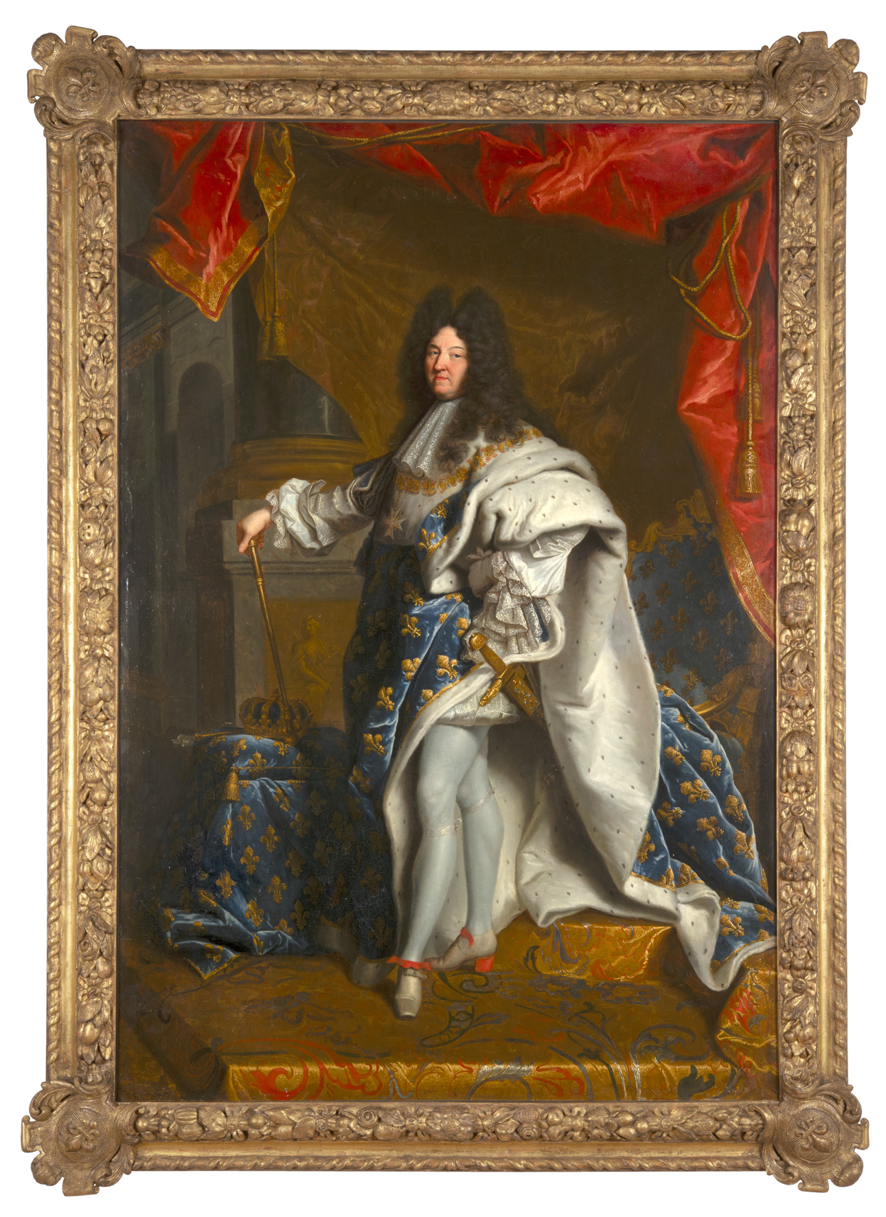 Portrait de Louis XIV en grand costume royal_0