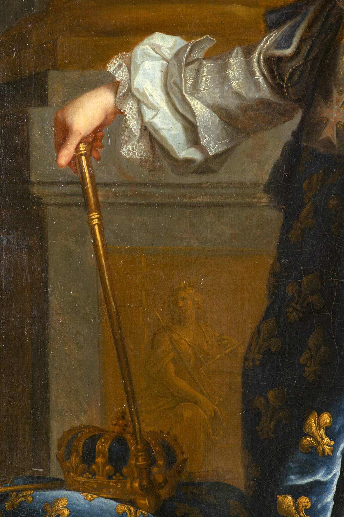 Portrait de Louis XIV en grand costume royal_4