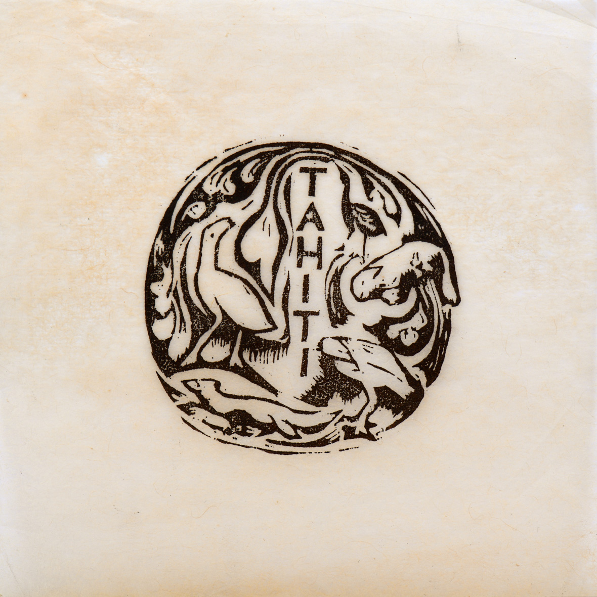tirage d'après les bois gravés de Noa-Noa page 158, cul de lampe de fin (élément d'ensemble), George Daniel de Monfreid, 1922-1924