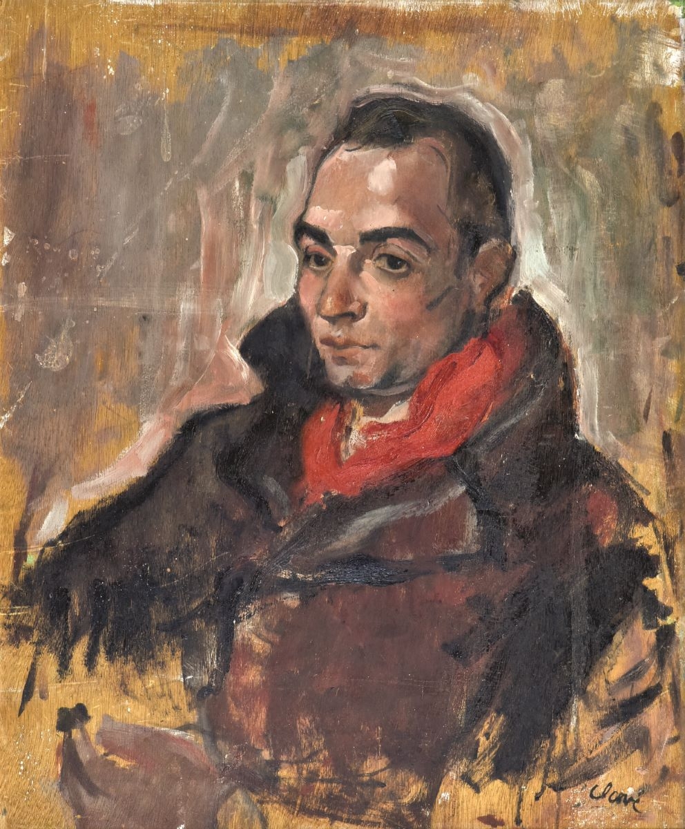 Portrait de Martin Vivès (Prades, 1905 - Saint-Cyprien, 1991), Antoni Clavé, 1939