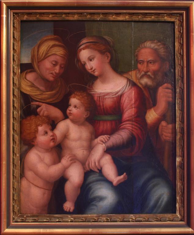La Sainte Famille (titre de l'inventaire), Perugino, 16e siècle