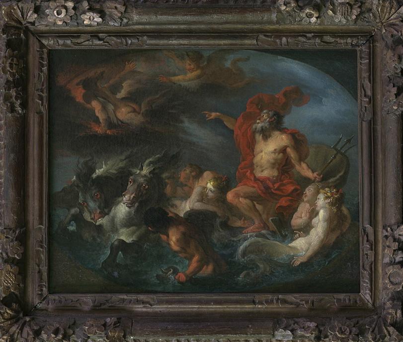 Neptune commandant aux vents (titre de l'inventaire), Antoine Coypel, 2e moitié 17e siècle