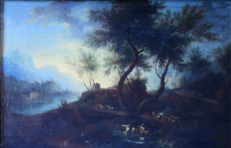 Coucher de soleil (titre d'usage), Francesco Zuccarelli, 18e siècle