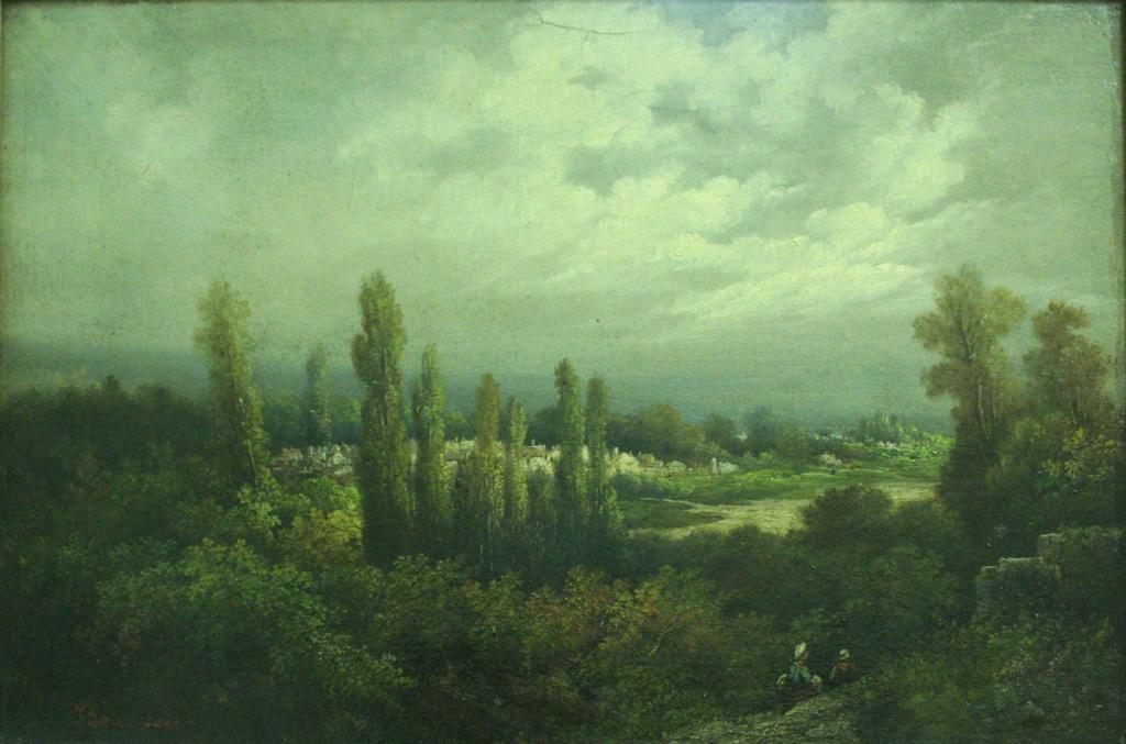 Paysage (titre de l'inventaire), Bourgeois, 19e siècle