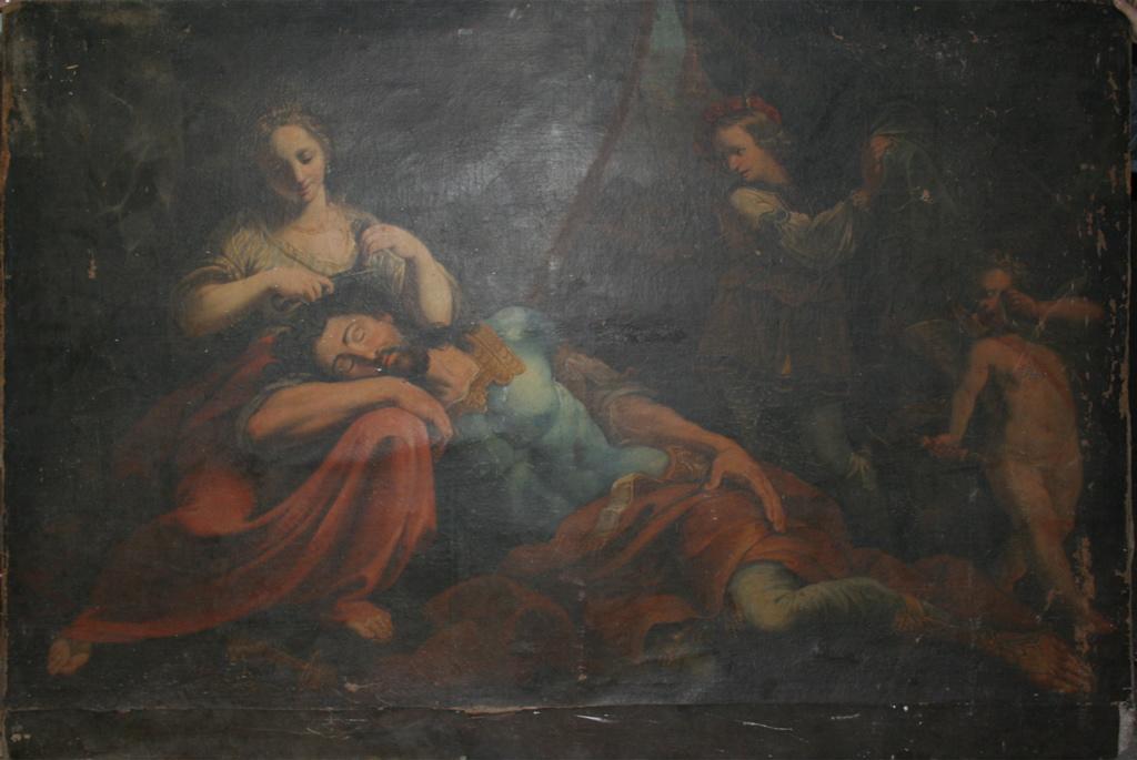 Samson et Dalila (titre de l'inventaire), Pietro da Cortona, 17e siècle