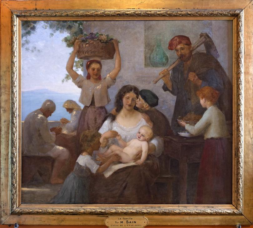 La Famille (titre de l'inventaire), Edouard Alexandre Sain, 1892