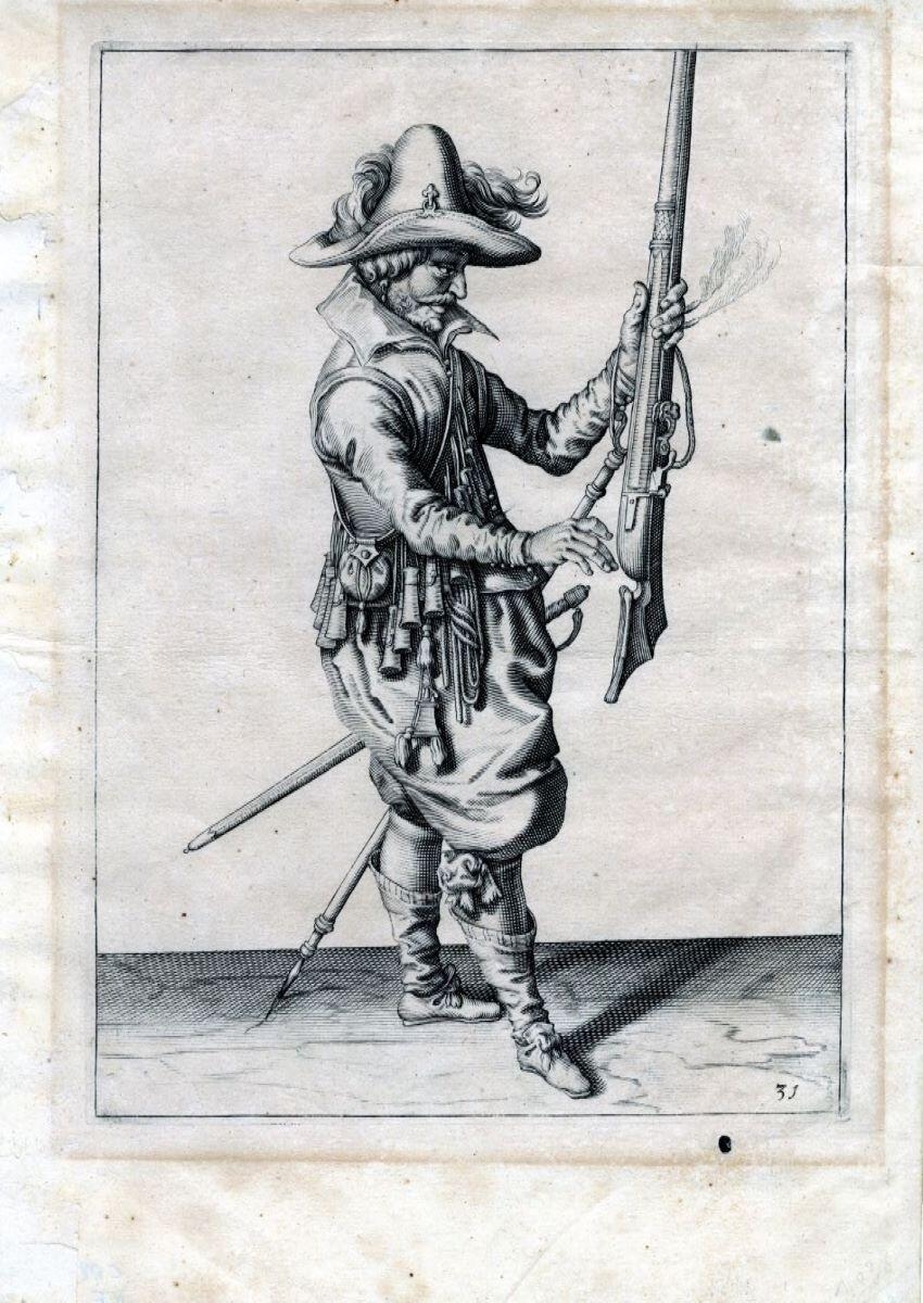Maniement d'armes (titre d'usage), Jacob De Gheyn, 1608