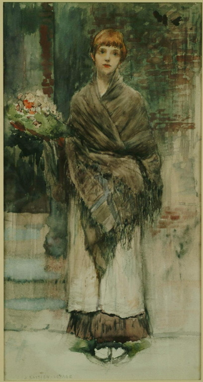 Marchande de fleurs à Londres (titre d'usage), Jules Bastien-Lepage, 1882