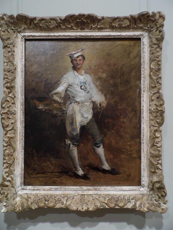Pochade du peintre en pâtissier (titre d'usage), Jules Bastien-Lepage, 1877