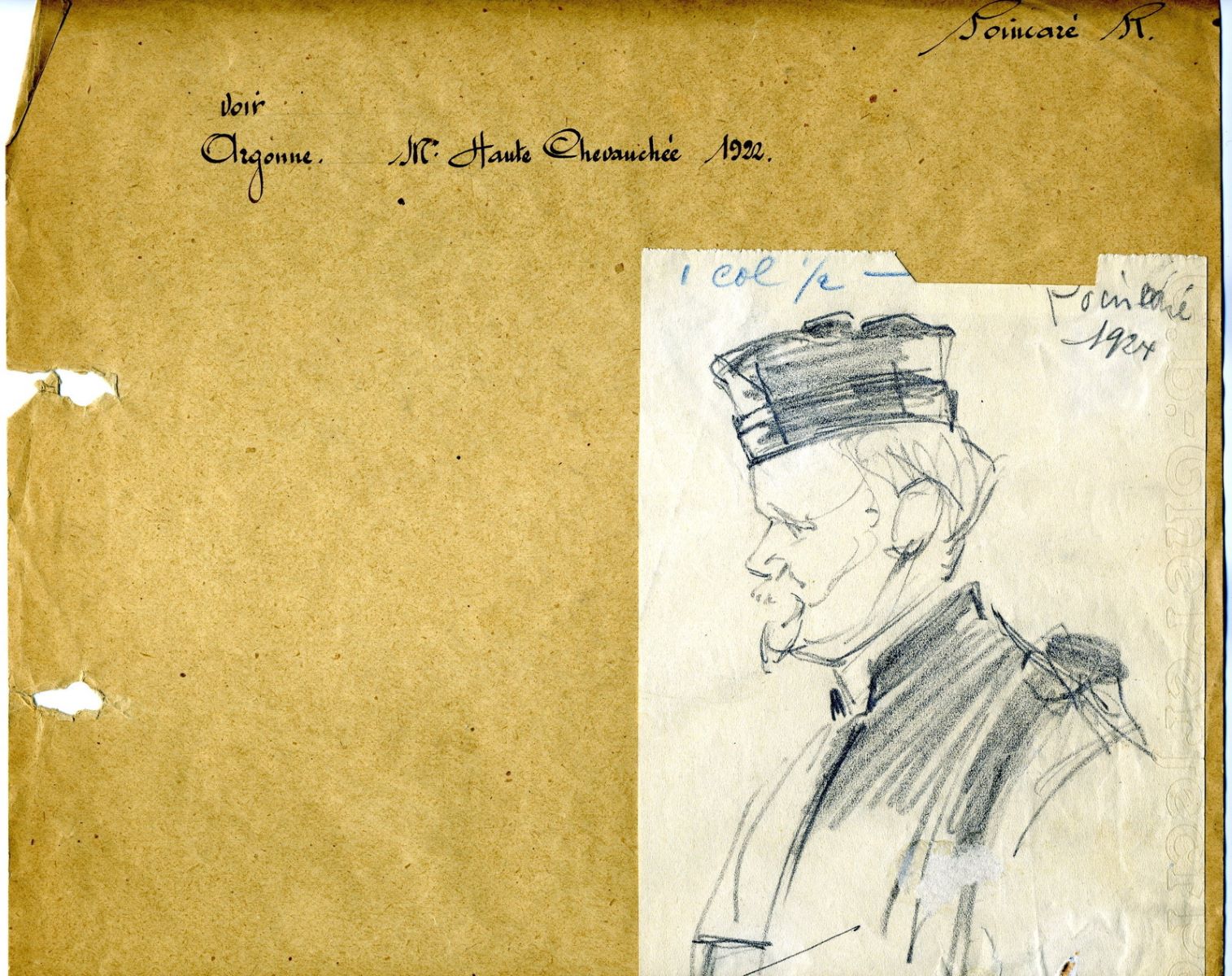 caricature de Raymond Poincaré (titre factice), Louis Berings, 1924