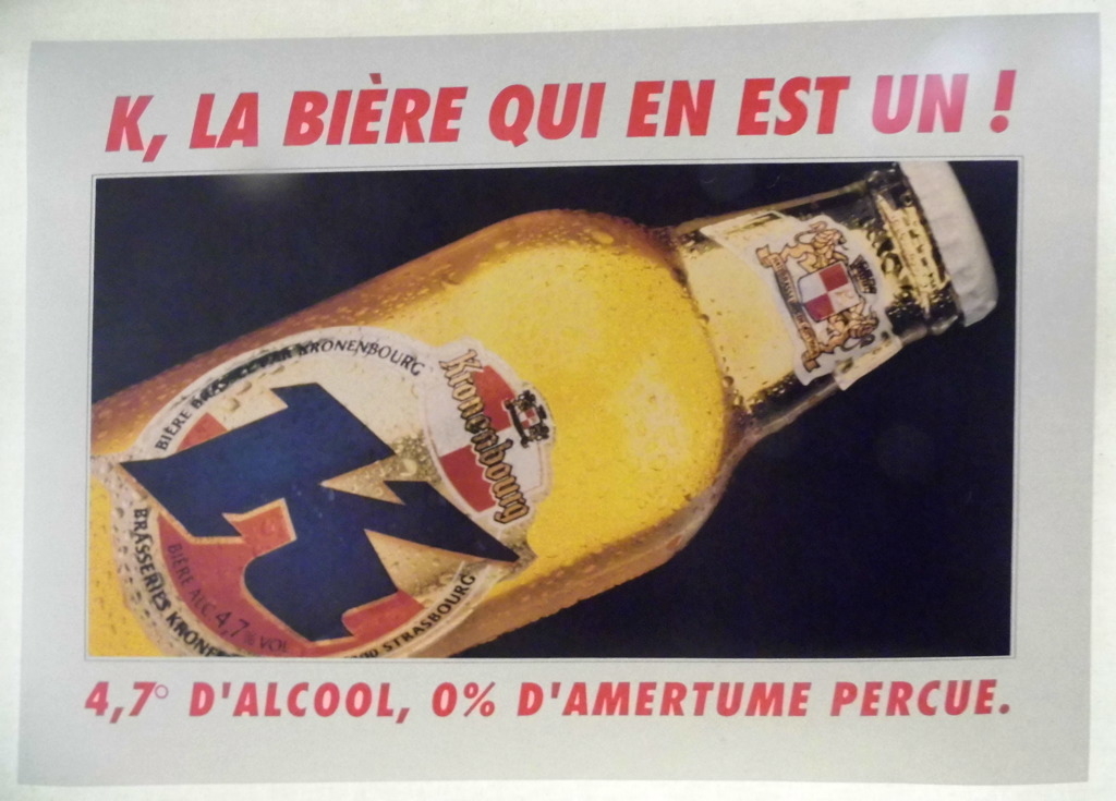 K, la bière qui en est un ! / 4,7° d'alcool, 0% d'amertume perçue (titre inscrit)_0