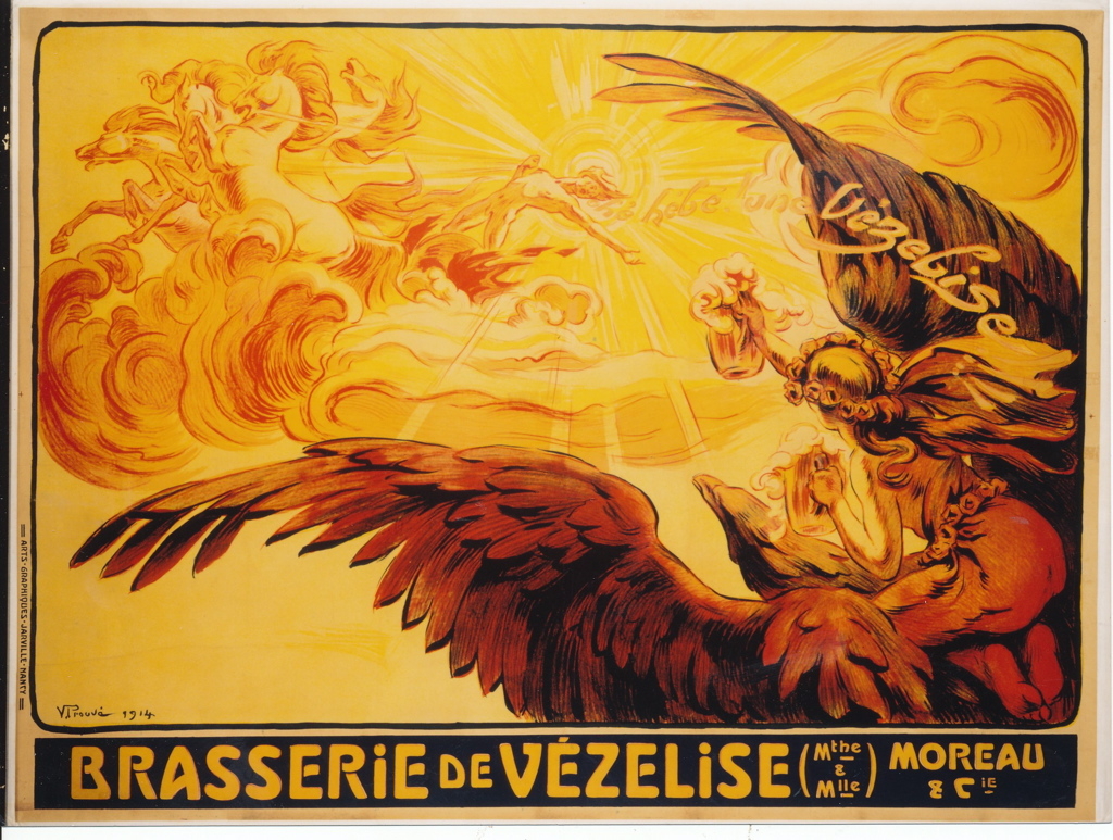 Brasserie de Vezelise (Mthe & Mlle) Moreau & Cie (titre inscrit), Victor Prouvé, 1914