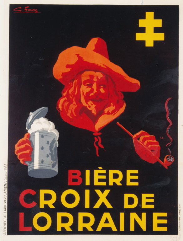 Bière / Croix de / Lorraine (titre inscrit), Georges Favre, 1933