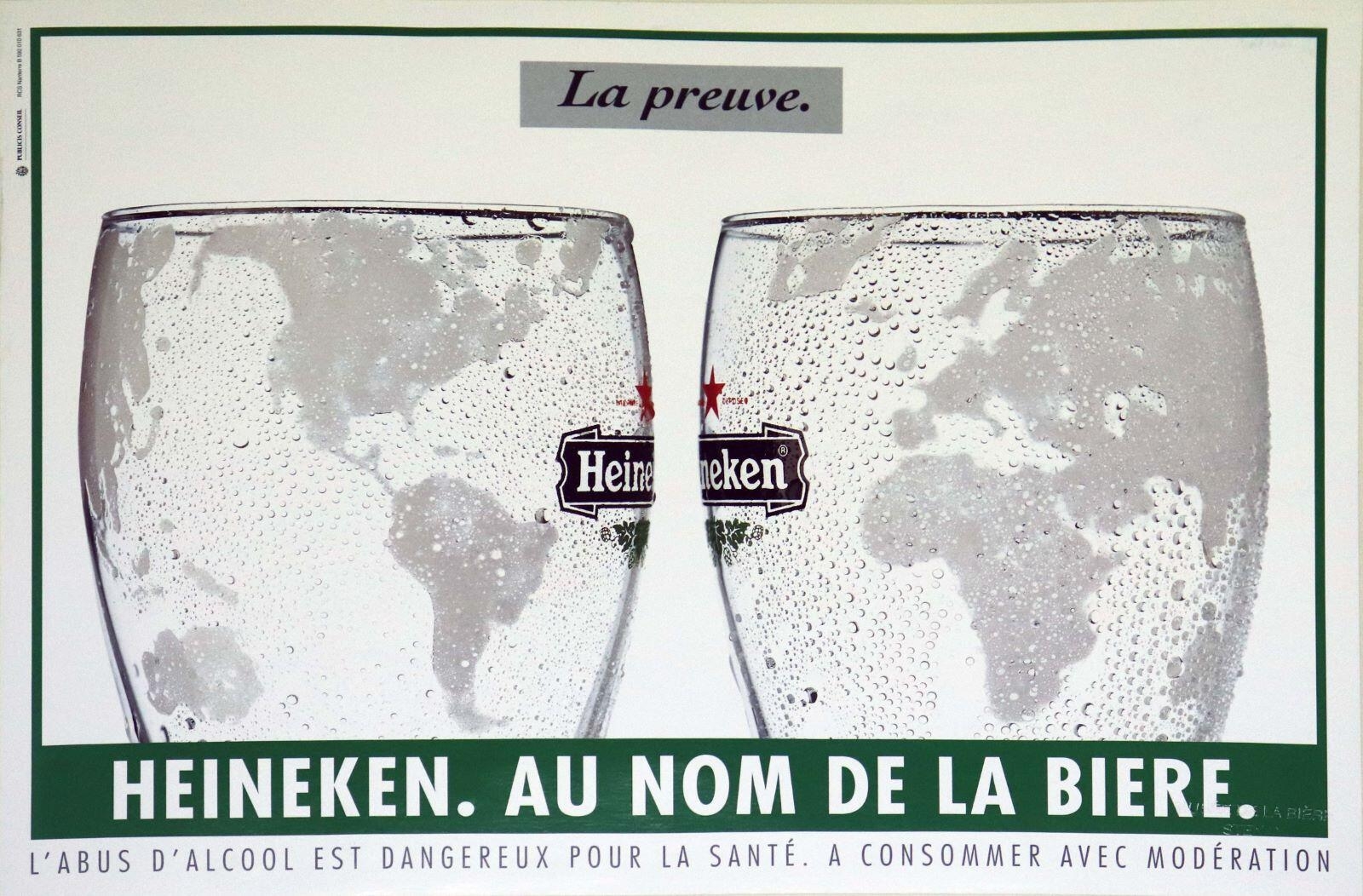 La preuve. / Heineken. Au nom de la bière. (titre inscrit)_0