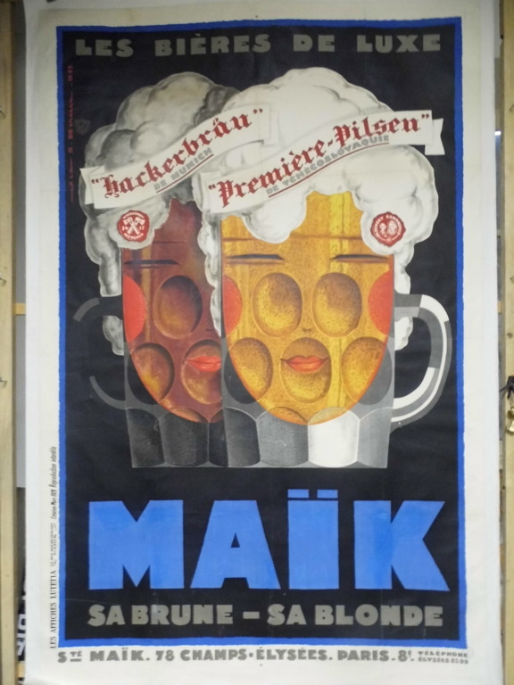 Les bières de luxe / Maïk / sa brune - sa blonde (titre inscrit) — Jean Adrien Mercier