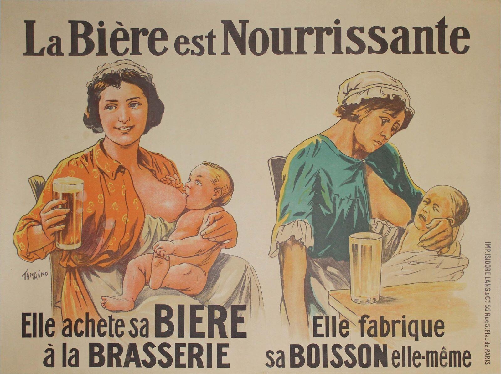 La Bière est Nourrissante (titre inscrit), Francisco Tamagno, 1910-1920