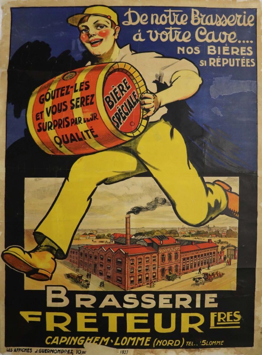 Brasserie / Freteur Fres (titre inscrit), 1927