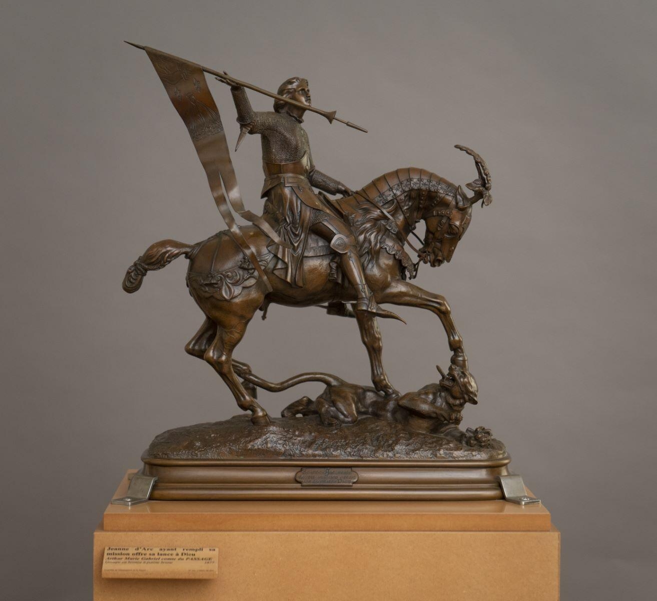 Jeanne équestre de Passage (titre d'usage), Marie-Gabriel-Arthur Du Passage, 1877