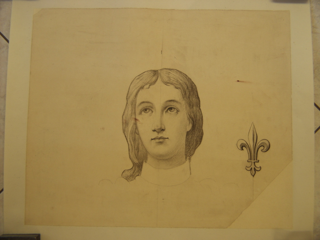 Visage de Jeanne (titre factice), JANIN, BENOIT HÖNER,, 20e siècle