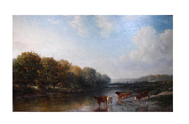 Souvenir des environs de Rouen, François-Auguste Ortmans, 1866