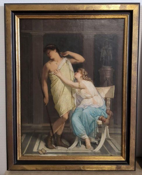 Tibulle et Délie, Louis-Hector Leroux, 1867