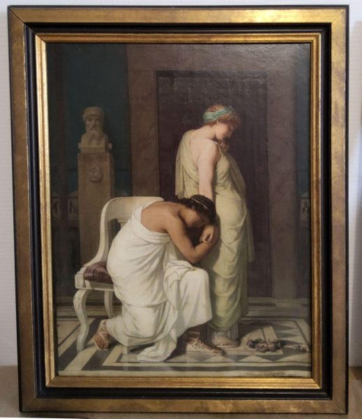 Tibulle et Délie, Louis-Hector Leroux, 1867