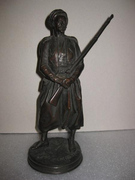 Zouave de la garde, Emmanuel Frémiet, 19e siècle