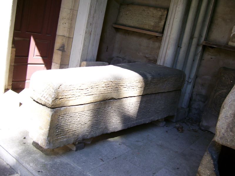 sarcophage;couvercle;cuve, 5e siècle, 6e siècle