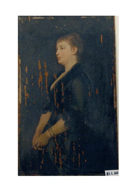 Portrait de femme, Tony Robert-Fleury, 1880 vers