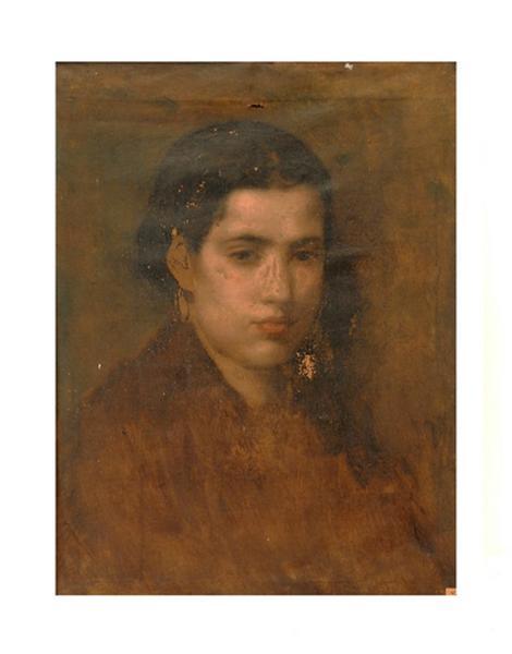Tête de femme, Jean-Jacques Henner, 1859-1864