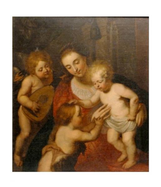 La Sainte Famille ; Le réveil de l'enfant Jésus (autre titre), Petrus Paulus Rubens, 16e siècle, 17e siècle