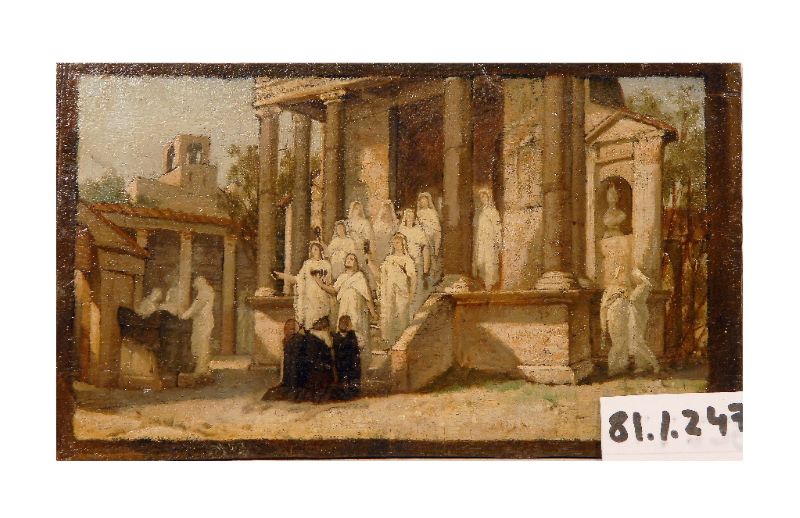 Baptême expiatoire au temple d’Isis, Louis-Hector Leroux, 1864