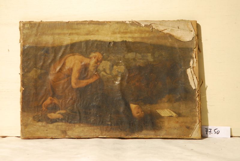 Mort de sainte Marie l’Egyptienne, Louis-Hector Leroux