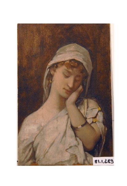 Portrait de femme, Louis-Hector Leroux, 1860 après