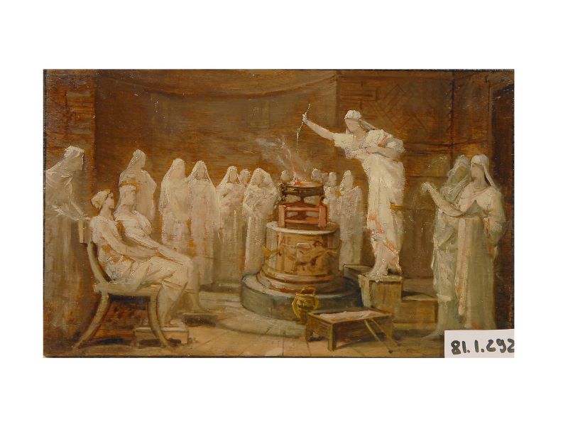 Dix ans de professorat - Vestales, Louis-Hector Leroux, 1860 après