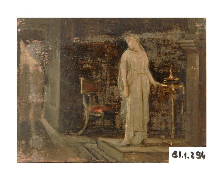 Une nouvelle gardienne, Louis-Hector Leroux, 1860 après