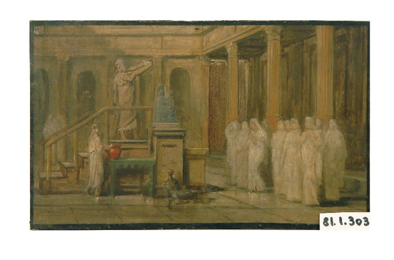 Une victime de Vesta - tirage au sort, Louis-Hector Leroux, 1895