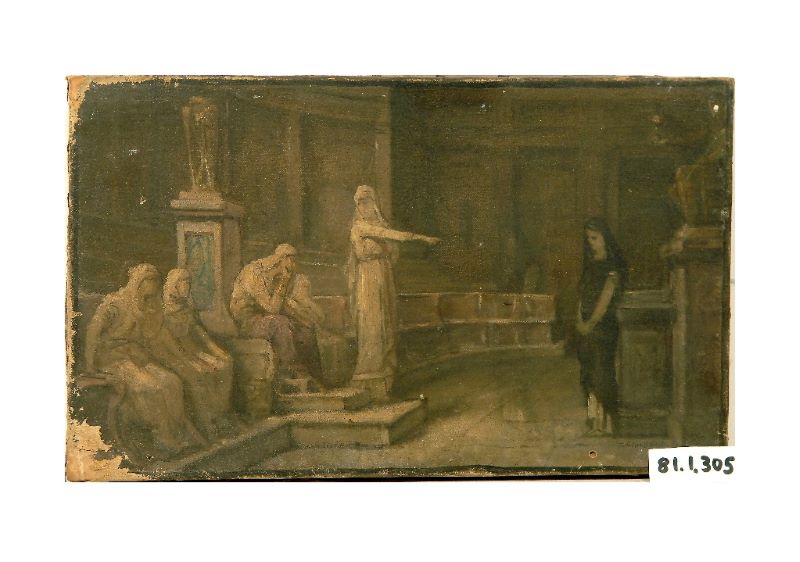 Accusation d’une vestale, Louis-Hector Leroux, 1876
