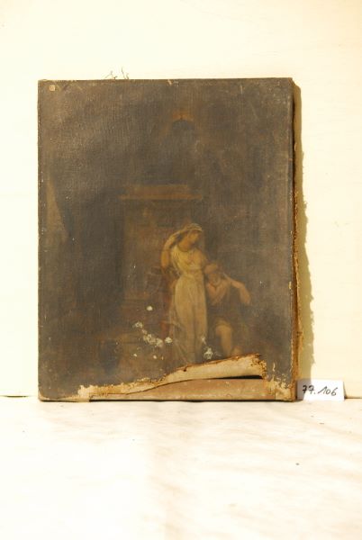 Vestale et son amant, Louis-Hector Leroux, 1860 après