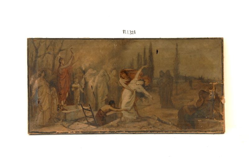 L’enterrement d’une vestale, Louis-Hector Leroux, 1860 après