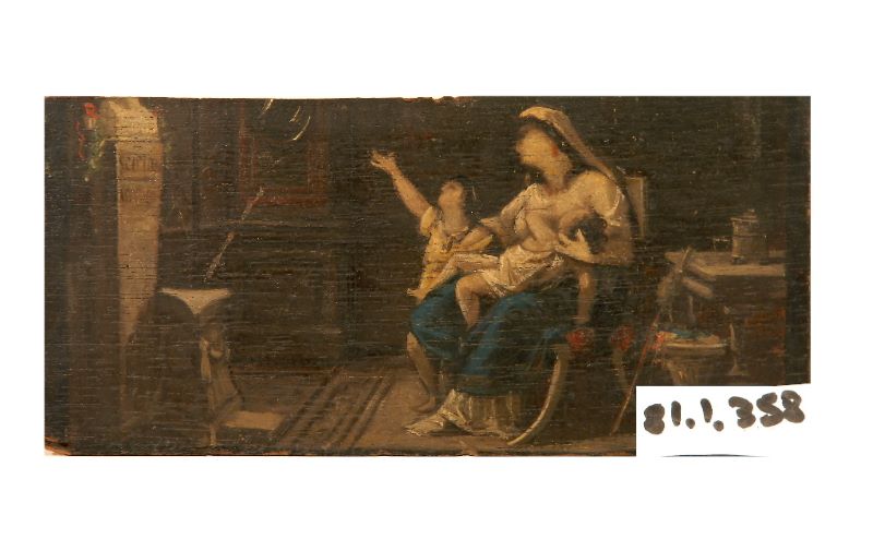 Cornélie et les Gracques, Louis-Hector Leroux, 1860 après