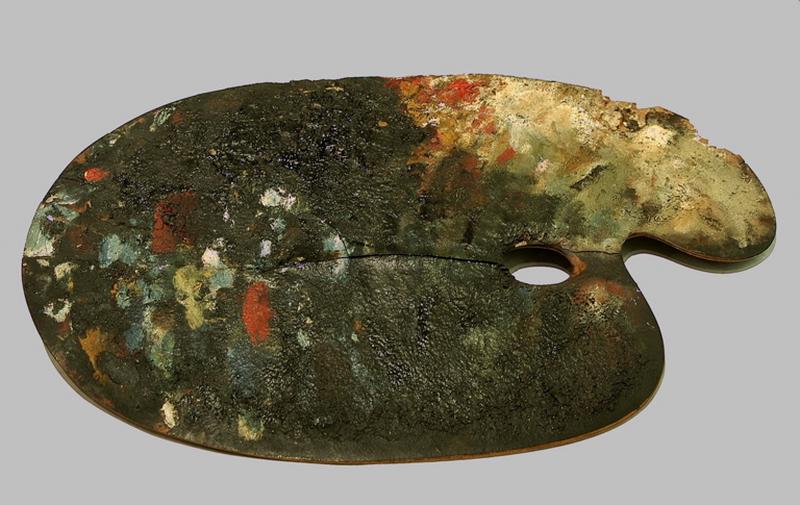 palette de peintre, 19e siècle