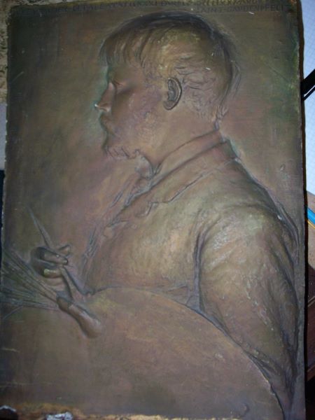 portrait de Jules Bastien-Lepage, Augustus Saint-Gaudens, 1880